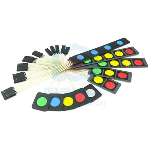 1 2 3 4 5 Tastenknopf Membran-Schalter Matrix Tastatur Array Tastatursteuerungstafel Pad DIY-Kit für Arduino Smart Car - Product Image 1