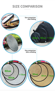 80厘米摄影反射器5合1可折叠圆形反射器多盘摄影光反射器反射 - Product Image 5