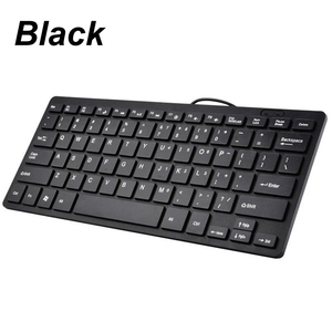 Teclados de computadora Diseño ergonómico Teclado USB duradero para computadoras portátiles - Product Image 2