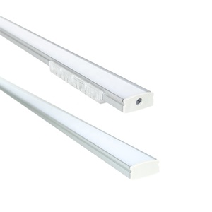 ช่องไฟ LED สีเงินสีทองสีดำพร้อมฝาครอบเครื่องพ่นไฟ LED อลูมิเนียมโปรไฟล์1ม. 2ม. 3ม. สำหรับ LED - Product Image 1