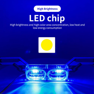 ไฟเบรค DRL รถจักรยานยนต์,หลอดไฟ LED กระพริบหยุดการไหล RGB ไฟส่องป้ายทะเบียนที่มีสีสัน LED DC 12V - Product Image 3