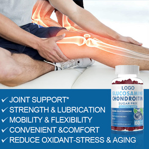 Gommes à la chondroïtine glucosamine sans sucre Supplément de chlorhydrate de glucosamine Gummy pour le soutien de la santé des articulations - Product Image 4