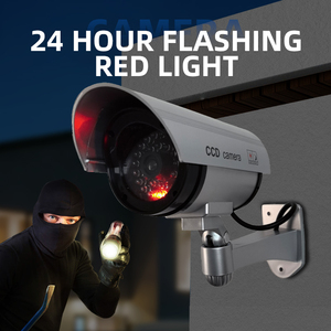 Năng lượng mặt trời hỗ trợ giả giả mô phỏng dẫn ánh sáng CCTV Camera giám sát Hệ thống an ninh ngày đêm ngoài trời factice giả - Product Image 6