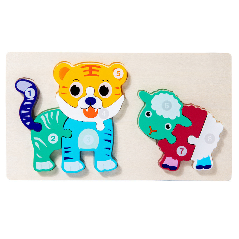Puzzle della catena alimentare della tigre