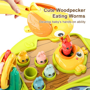 New Product Hot Selling Detachable Corner Variable Camellia Design Colorful <strong>Multi</strong> <strong>Functional</strong> Kids Puzzle <strong>Game</strong> <strong>Table</strong> - Product Image 3