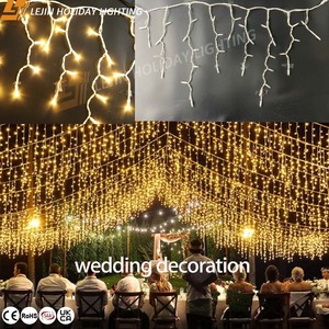 工場カスタマイズゴム<span class=keywords><strong>LED</strong></span>つららライト屋外クリスマス装飾用 - Product Image 3