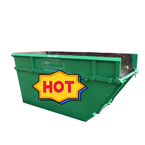 Novo Grande Móvel Aço Waste Lixo Recipiente Dumpster Skip Bin Trailer Para Tratamento Eficiente De Resíduos