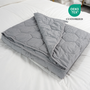 Weighted Blanket Cooling Heavy Blanket for Sleeping Queen Size Breathable Blanket with Premium Glass Bead, <strong>Machine</strong> Washable - Product Image 5