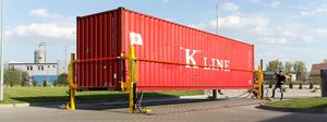 Rueda hidráulica para contenedores, herramientas de carga y manipulación de contenedores portátiles, carga y descarga de carga voluminosas de fábrica