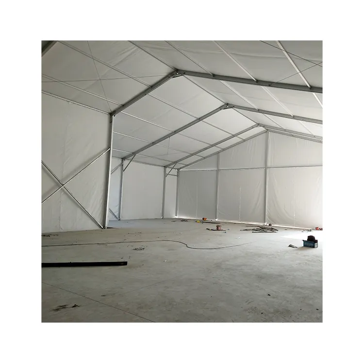 2024 Venta caliente al aire libre grande transparente blanco alienígena carpa aleación de aluminio fiesta eventos carpa 15x40m para la venta