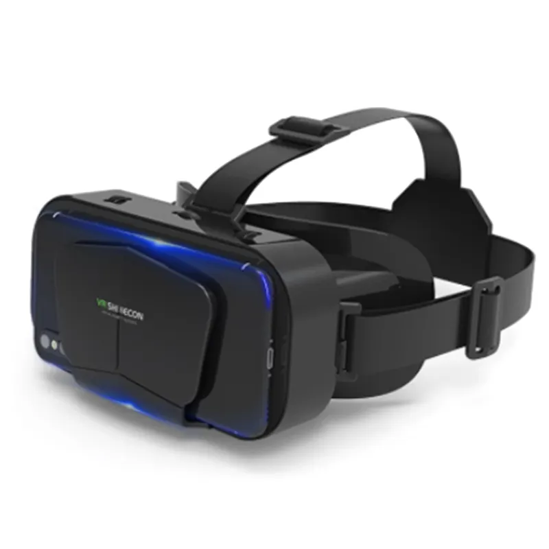 Ponsel Penglihatan HD Yang Dapat Disesuaikan, dengan Pengontrol 3D Headset VR Kacamata Realita Virtual, Peralatan dan Aksesori Kacamata VR