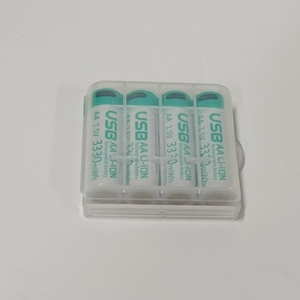 4 adet OEM ODM yeni varış 2025 lityum Li-ion pil AAA AA 1.5V 666clock 3330mmWh saat MP3 çalar için şarj edilebilir USB tip-c - Product Image 4