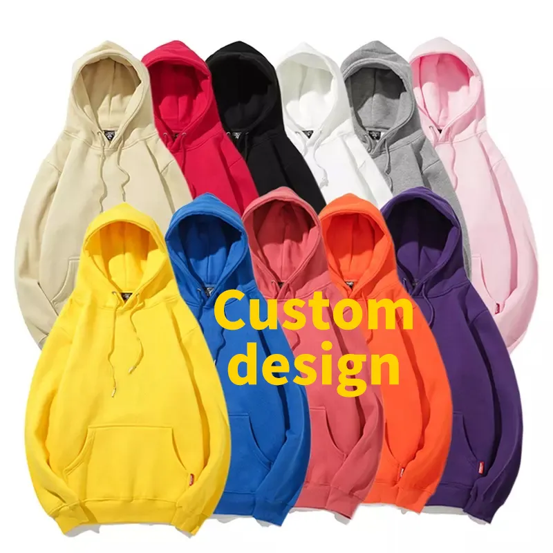 Großhandel Custom Design Hochwertige Reiß verschluss Hoodie USA Size Sweater Herren Baumwolle Hoodies mit Custom Label