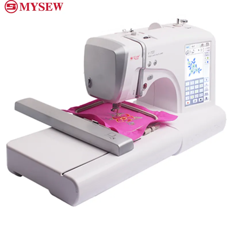 Máquina de bordar económica computarizada multifunción doméstica para máquina de coser plana