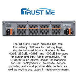 Good Price Juniper <strong>Networks</strong> QFX5210-64C-AFI <strong>Network</strong> Switch 10/100/1000Mbps with POE and QoS <strong>Excellent</strong> Price in Stock - Product Image 4
