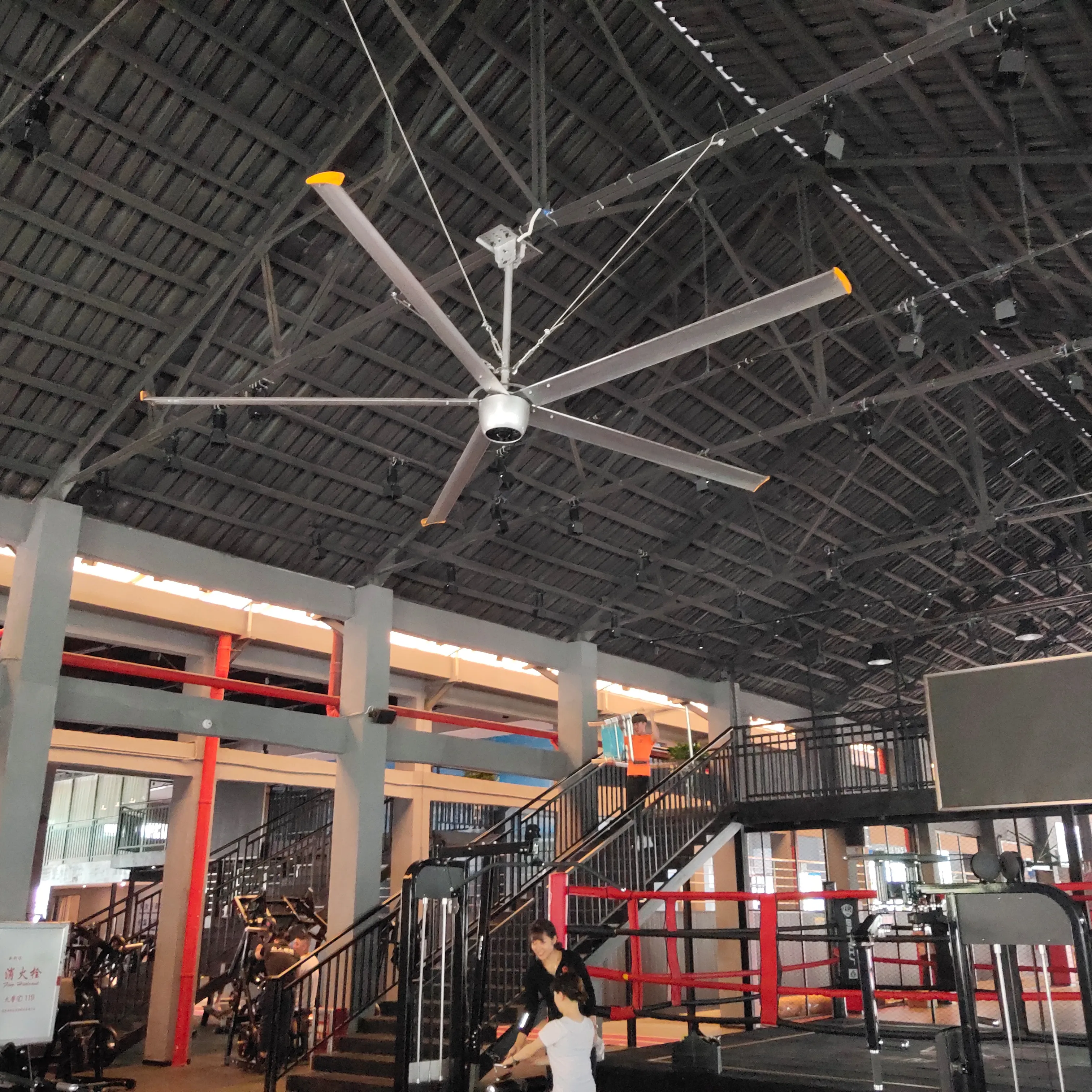 Plafonnier HVLS industriel, grand Volume, 220/380V, 18 pieds, ventilateur de plafond, haute qualité