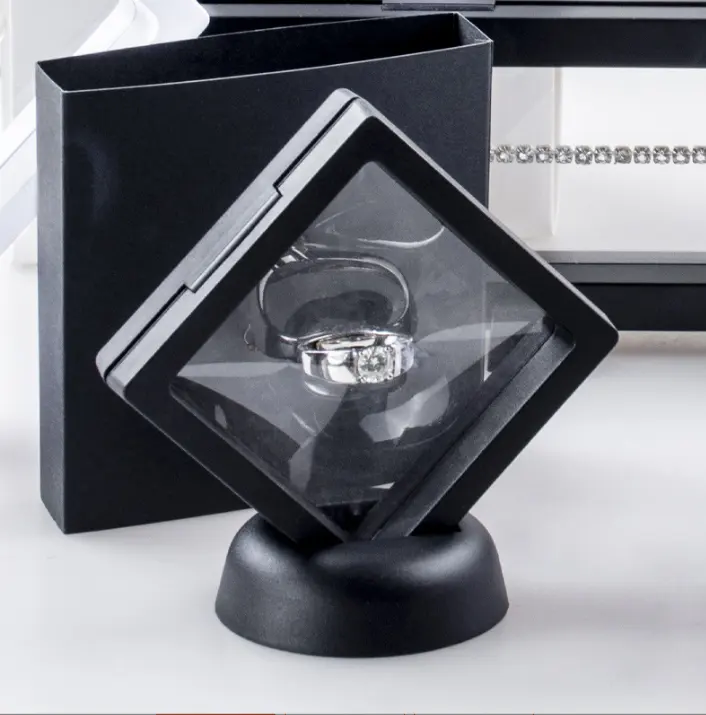 Vente en gros boîte d'emballage transparente pour bijoux en film de différentes tailles boîte de suspension pour film PE Spot
