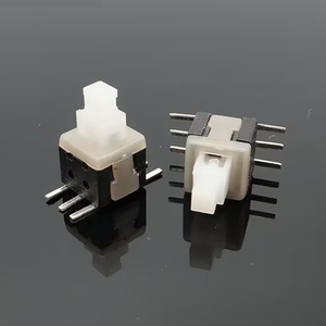 Yüksek sıcaklığa dayanıklı SMD kendinden kilitleme cihaz için 6 pin basmalı düğme anahtarı 5.8x5.8x7mm kilidi anahtar anahtarı - Product Image 2
