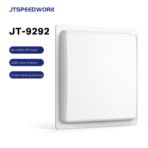 JT-9292 UHF RFID lettore a lungo raggio 15-30m 12dBi polarizzazione TCP IP RFID lettore di controllo di accesso per Smart Card lettore USB RFID