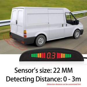 OEM <strong>Reversing</strong> Aid Front Rear Vehicles Assistant Parking Radar 8 <strong>Sensor</strong> Backup LED Display Parking <strong>Sensor</strong> <strong>System</strong> for Truck - Product Image 3