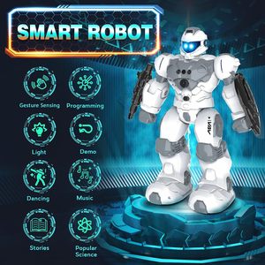 Huiye 2.4G Intelligente Fernbedienung Gesten roboter Smart Auto Demo Programm Roboters pielzeug mit leichter Musik Rc Roboters pielzeug für Kinder - Product Image 4