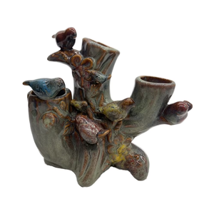Nordic Style Modern Reactive <strong>Ceramic</strong> Bird Flower Tree Head Decor Wholesale Porcelain Tabletop Vase for Living Room - Product Image 1