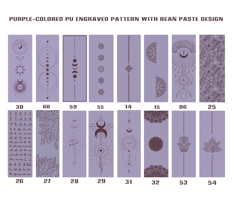 Pu Yoga Mat - Design 07