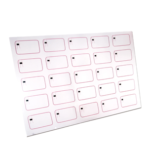 A3サイズ5*5レイアウトRFID PVCインレイシート125kHz F08チップスマートカード用NFC通信ビジネスホテル支払い - Product Image 1