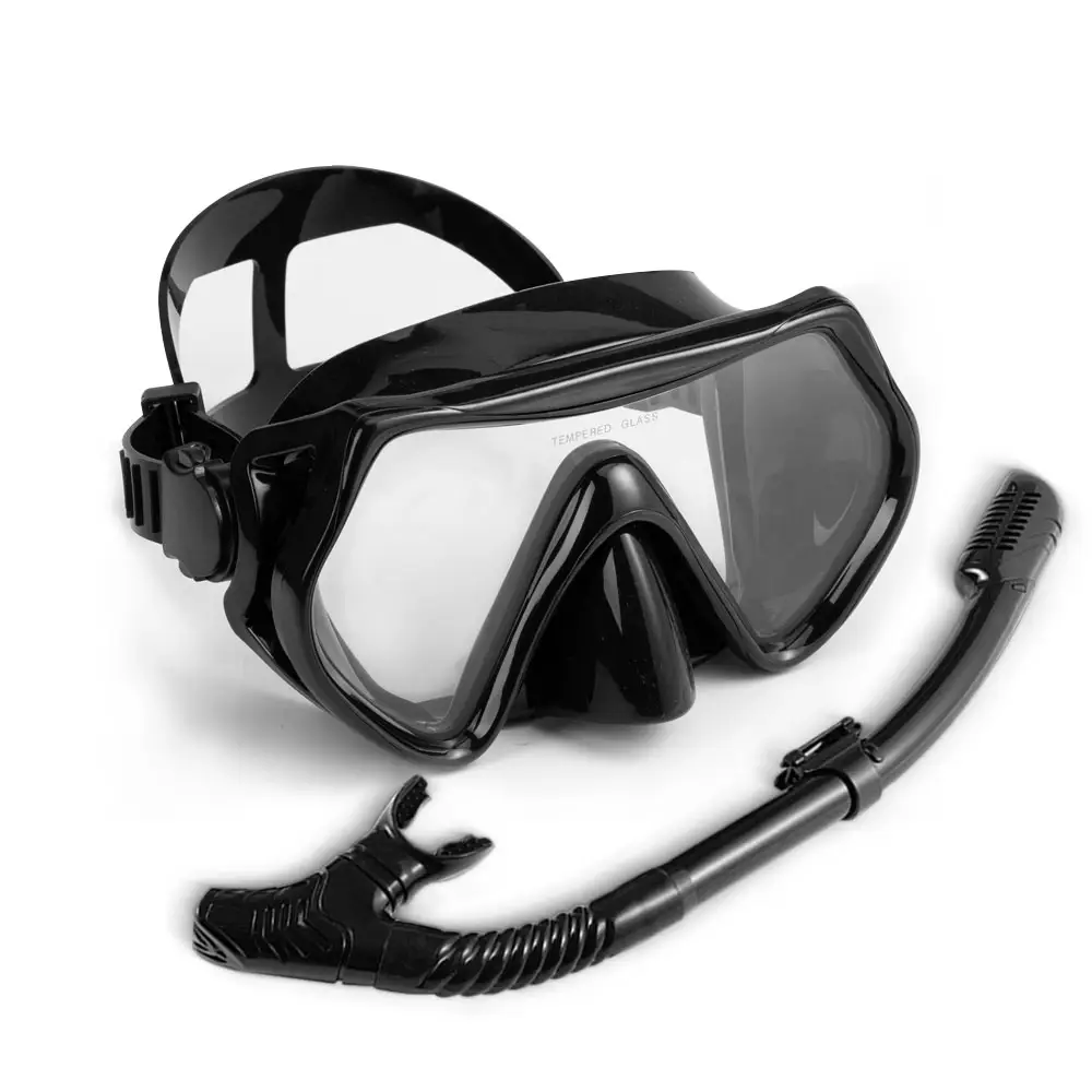 Противотуманная сухая снаряжение для подводного плавания профессиональная маска для дайвинга для взрослых и молодежи Противоударная Сетчатая Сумка из закаленного стекла для дайвинга плавания