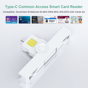 Porta USB C DOD Mini Fold ID banca di credito di debito USB Smartfold tipo C Smart SIM Card Reader per Windows,Mac OS,Linux,Android - Product Image 6