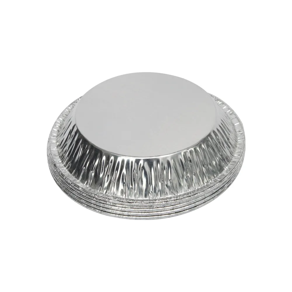 Mini sartenes desechables de aluminio para hornear pasteles, recipiente de aluminio para hornear pasteles, taza de Ramekin de 90ML, venta directa de fábrica