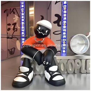 POP MART DIMOO dünya için özel heykeli sınırlı sayıda kentsel kültür kurulum reçine el sanatları içinde Streetwear sanat heykel - Product Image 2