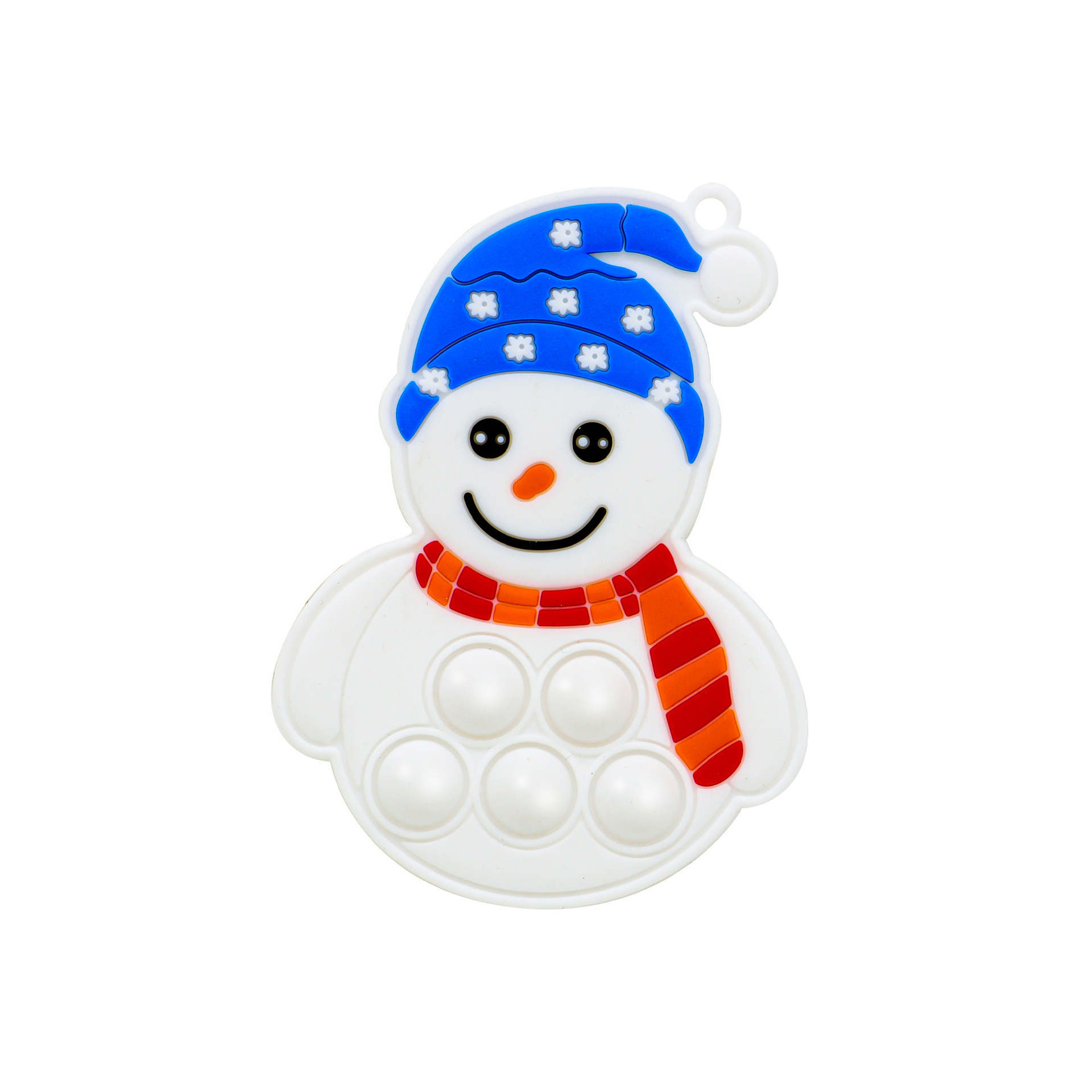 Grand bonhomme de neige de Noël en résine