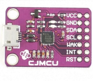 CP2112デバッグボードUSBからSMBus I2C通信モジュール2.0 MicroUSB 2112 CCS811センサーモジュール用評価キット - Product Image 1