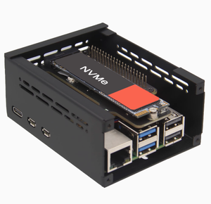 Nuovissimo e originale Raspberry Pi 5 pi5 PCIe to M.2 NVMe M.2 SSD scheda di espansione X1015 alloggiamento metallico opzionale e radiatore - Product Image 5