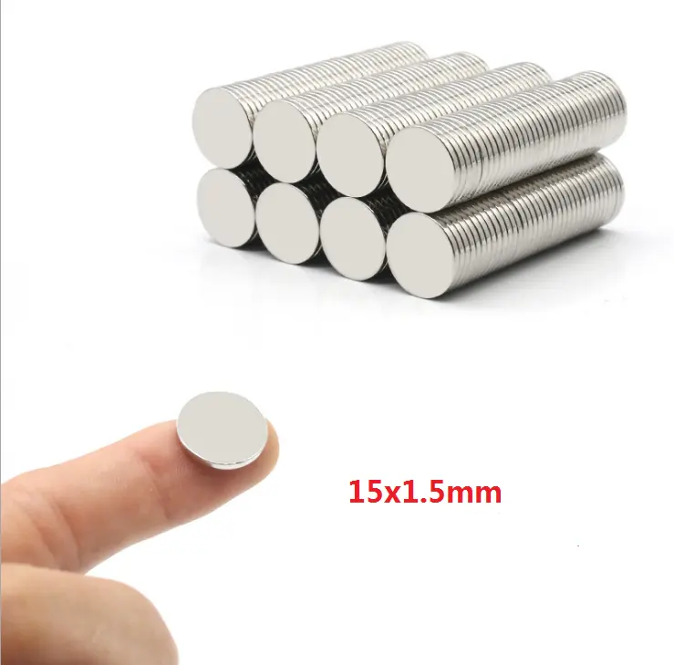 2024 15mm 15 mm x 1 mm 15x2mm 15x3mm magnet button material magnetic materials