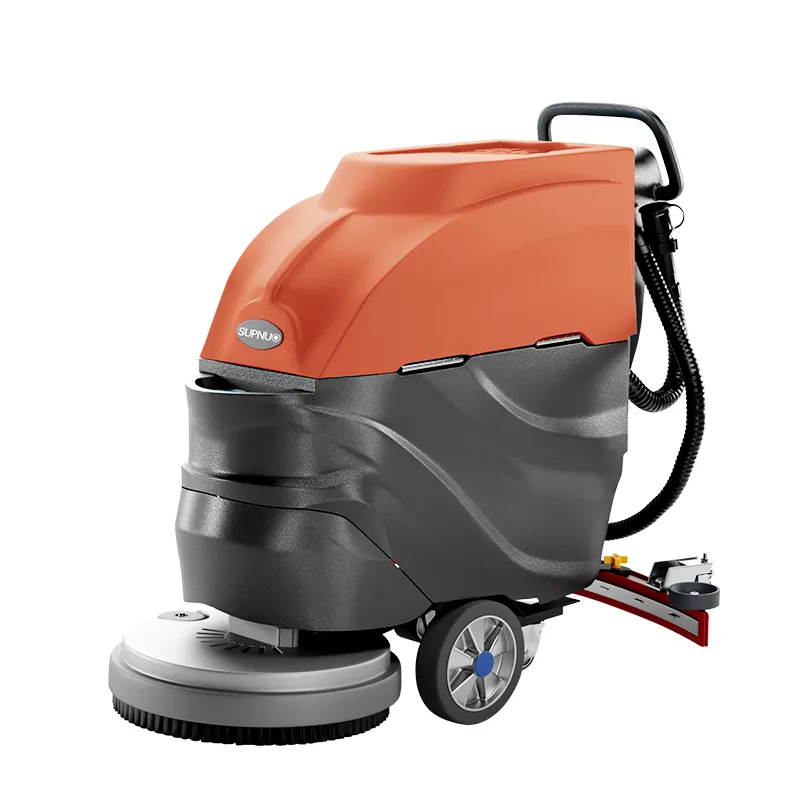 SBN-580 chuyên nghiệp có thể sạc lại không dây sàn Scrubber tay đẩy sàn Scrubber máy