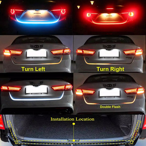 LEDストリップテールゲートトランクターンシグナルライトストリップカラフルRGBリバースライト120CM - Product Image 2