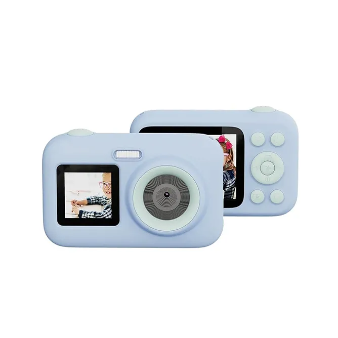Оптовая продажа, симпатичная мультипликационная видеокамера с конфетами, мини-камера с держателем для полки, детские подарки на день рождения, цифровая детская камера
