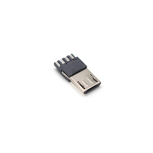 5针4针公微型USB连接器铜微型USB插头迷你USB公微型5p焊线，带外壳插件接口 - Product Image 4