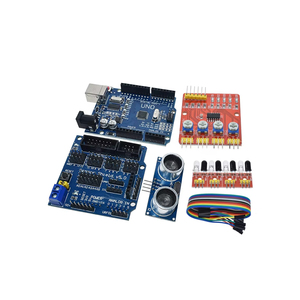 Für Arduino für UNO R3 Roboter 4WD Fernbedienung Autos Kit L98N Robotics Learning Development Board Pädagogisches STEM Spielzeug für Heimwerker