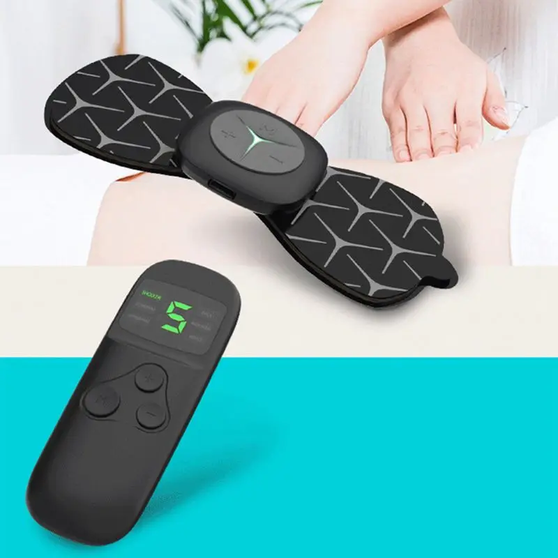 Ems Neck Massager Mini Portable Wireless Neck massaggiatore elettrico cura personale Tens massaggiatore elettrico a impulsi per alleviare il dolore