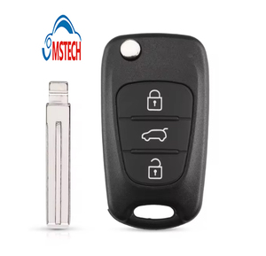 MS 3ปุ่ม TOY40ปลอกกุญแจรถยนต์พับได้สำหรับ Hyundai I20 I30รีโมทคอนโทรลรถพับได้กรอบเคสใส่กุญแจรถแบบว่างเปล่า - Product Image 1