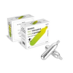 Rotass 16G Threaded CO2 Cartridge kim loại nhỏ Carbon Dioxide xi lanh Canister - Product Image 1