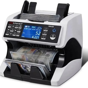 Contador de billetes con impresora de pantalla, máquina contadora de billetes con valor de mezcla de monedas, con pantalla de visualización, a la venta, al por mayor - Product Image 1