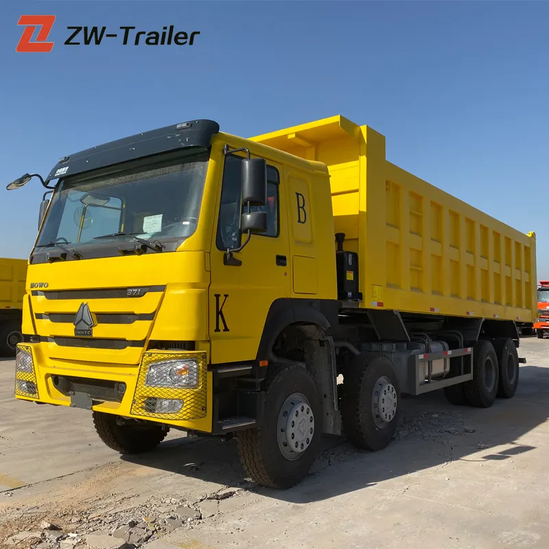 Heißer Verkauf Sino truck New Howo 8*4 375 PS Sinotruk Howo 8x4 Muldenkipper Condicion neuer Dieselmotor