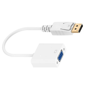 镀金1080P DisplayPort DP到VGA适配器DP到VGA 15PIN适配器dp公到vga母转换器电缆，用于pc视频 - Product Image 6