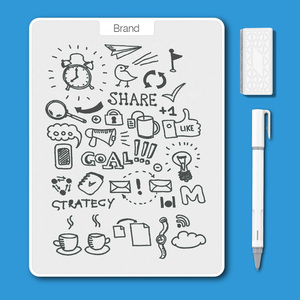 Tableta de escritura magnética de 12 pulgadas, tablero de escritura mágico, Bloc de notas para cuaderno, tableta gráfica de pizarra electrónica, Bloc de notas Digital