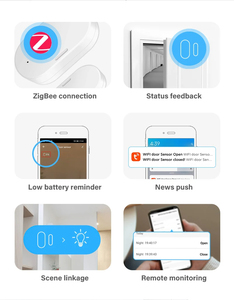 Home <strong>Automation</strong> Tuya Smart Zigbee Door and Window Magnetic Contact Security Alarm <strong>Sensor</strong> for Home Security <strong>System</strong> PST-ZM-CG205 - Product Image 5