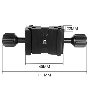Hızlı bırakma kelepçesi montaj adaptörü klipsi kamera tripodu hızlı bırakma kelepçesi - Product Image 2